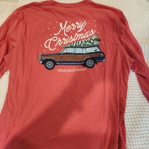 Vineyard vines Merry Christmas LS tshirt